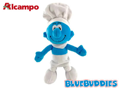 Alcampo Smurfs - Plush Chef Smurf