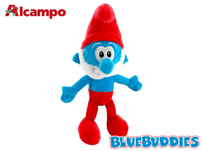 Alcampo Smurfs - Plush Papa Smurf