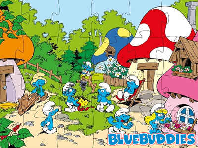 Village life for the Smurfs