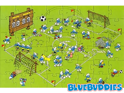 Go for the goal, Smurf!