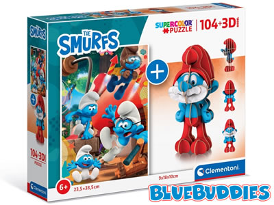 The Smurfs Puzzle & 3D Model