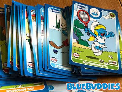 Cora & Match Smurf Cards