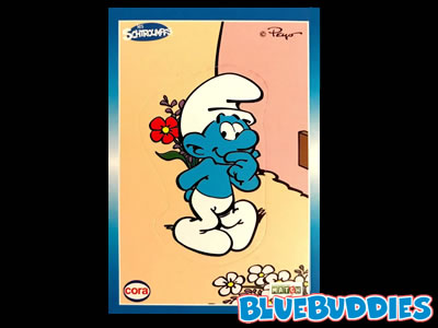 Cora / Match Smurf Sticker - Shy Smurf