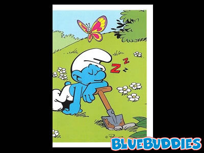 Lazy Smurf (Right Side)