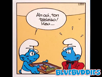 The Smurfs Comic Sticker