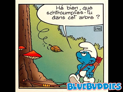 The Smurfs Comic Sticker