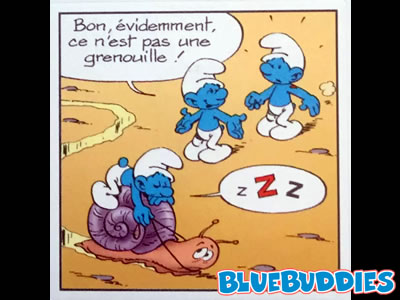 The Smurfs Comic Sticker