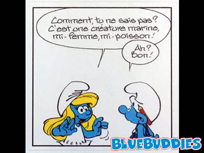 The Smurfs Comic Sticker