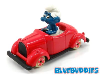 ESCI Smurf Car - Red Car