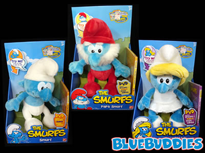 Plush Talking Smurfs