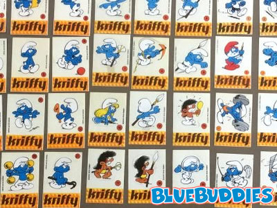 Kriffy Smurfs Stickers Collection