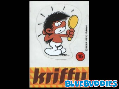 Kriffy Smurfs Sticker - 15 Vanity Swoof with Mirror