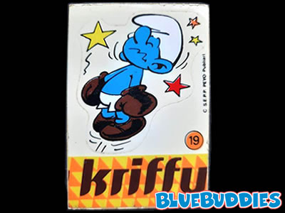 Kriffy Smurfs Sticker - 19 Boxer Smurf