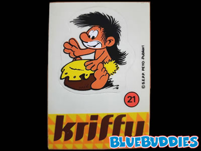 Kriffy Smurfs Sticker - 21 Swoof Drummer