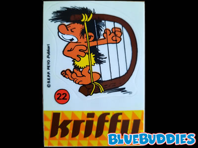 Kriffy Smurfs Sticker - 22 Swoof Harp