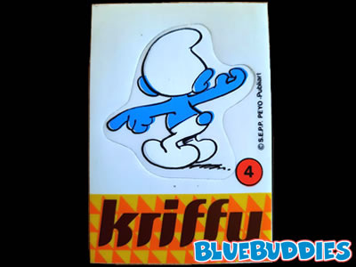 Kriffy Smurfs Sticker - 4 Come Look Smurf