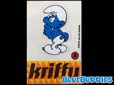 Kriffy Smurfs Sticker