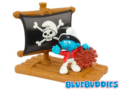 Pirate Smurf Raft