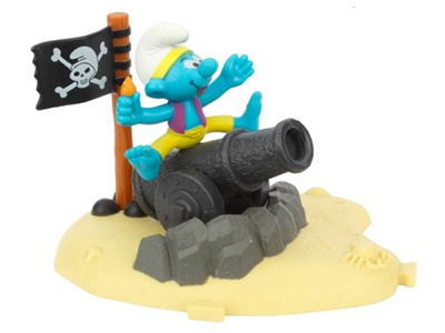 Pirate Smurf with Cannon