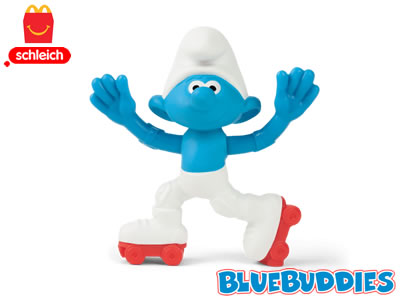 Rollerskate Smurf