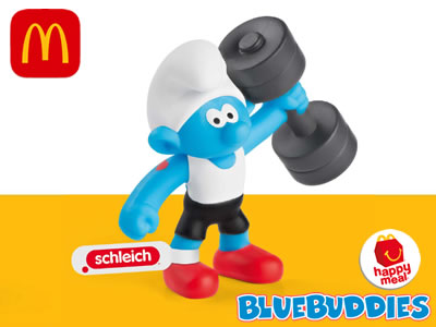 Hefty Smurf Weightlifter