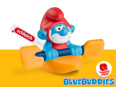 Kayak Papa Smurf