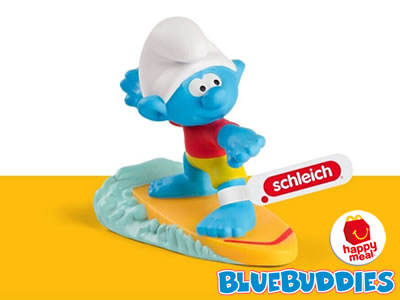 Surfboarder Smurf