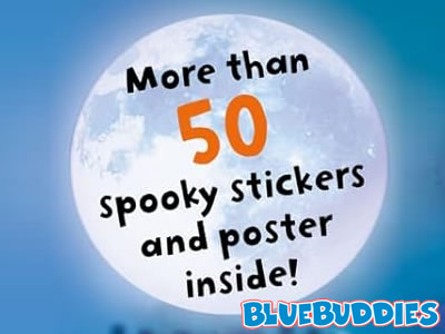 50+ Spooky Stickers & Poster Inside