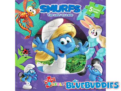 Smurf Book - Smurfs: The Lost Village Puzzle Book