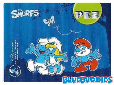 PEZ Sticker - The Smurfs