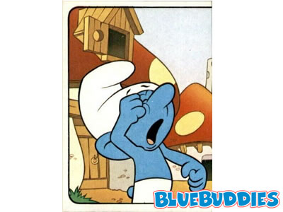 Panini Smurf Sticker #1