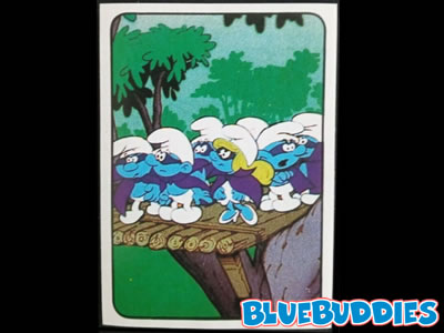 Panini Smurf Sticker #114