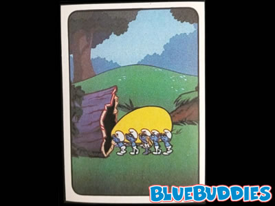 Panini Smurf Sticker #121