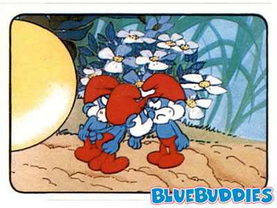 Panini Smurf Sticker #124