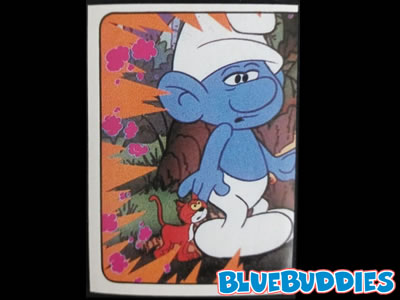 Panini Smurf Sticker #128