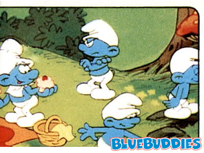 Panini Smurf Sticker #133