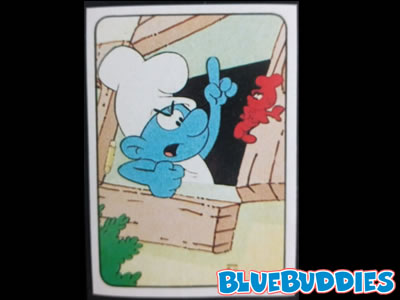 Panini Smurf Sticker #150