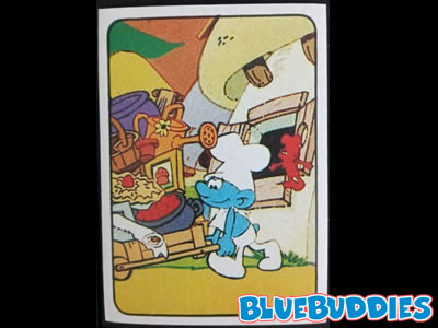 Panini Smurf Sticker #151