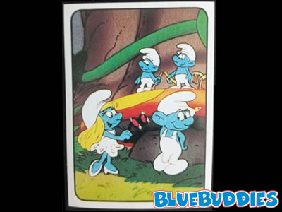 Panini Smurf Sticker #158