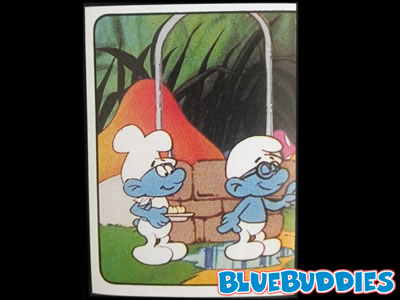 Panini Smurf Sticker #166