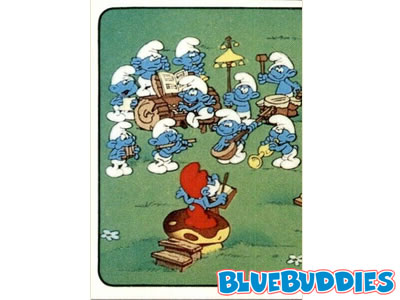 Panini Smurf Sticker #28