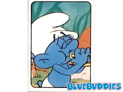 Panini Smurf Sticker #38