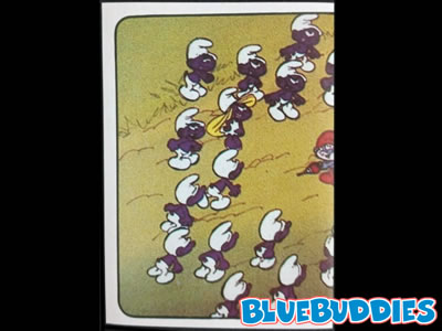 Panini Smurf Stickers - #48 - The Purple Smurfs