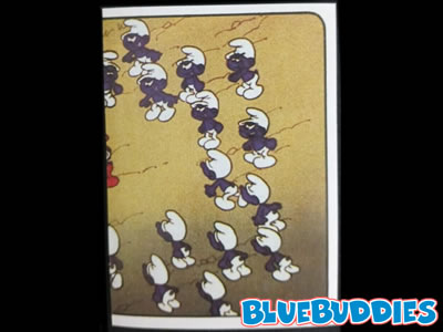 Panini Smurf Stickers - #49 - The Purple Smurfs