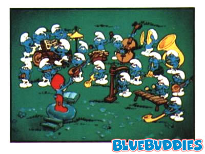 Panini Smurf Parade Stickers - #24