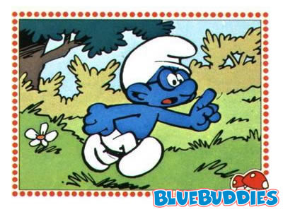 Panini Smurf Parade Stickers - #70