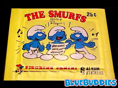 Panini Smurf Stickers - Packet