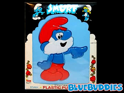 Plastic Papa Smurf Puzzle