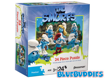 Pressman Puzzle - Smurfs in the Forest