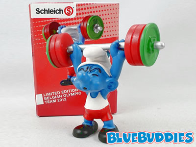 40267 Olympic Smurf Weightlifter